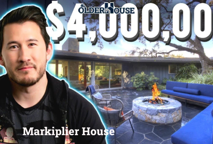 Front view of Markiplier House showcasing its modern architecture.
