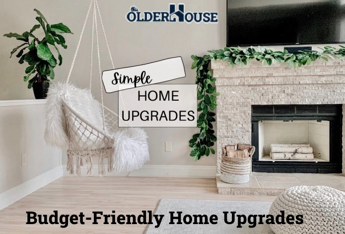 Budget-friendly home upgrades for a stylish living room.