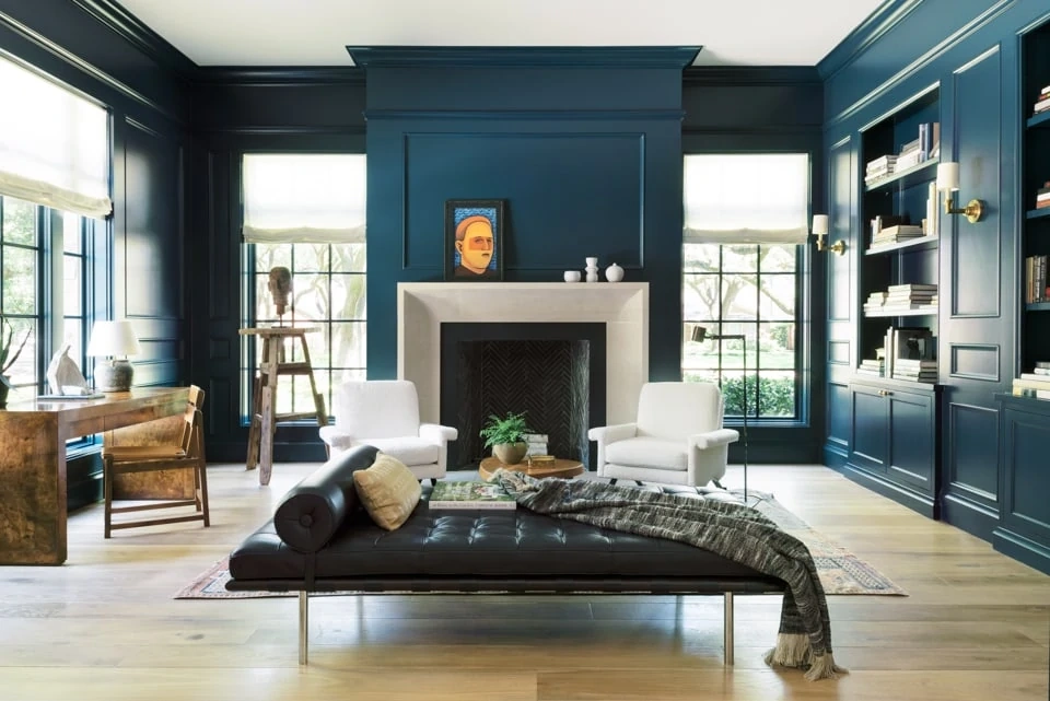 Dark Blue Green Paint