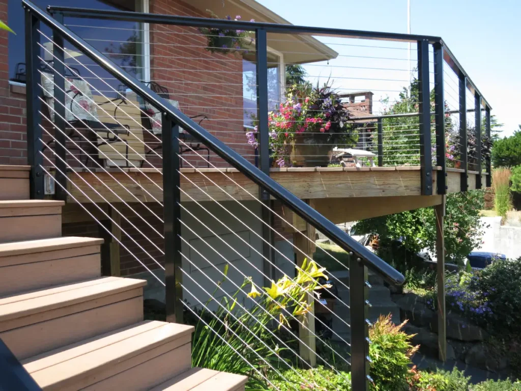 front Cable Railings