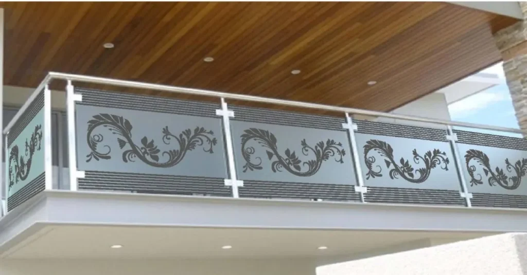 front Glass Panel Railings