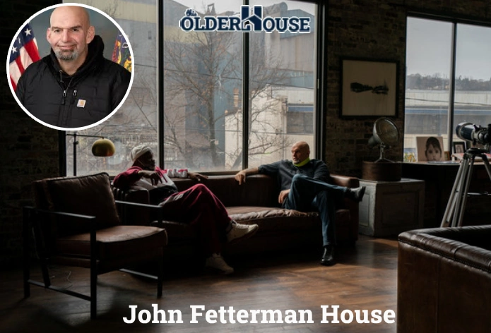 John Fetterman House exterior with industrial architecture