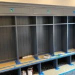 How to Paint Mudroom Cubbies
