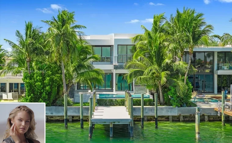 $3.4 Million Candice Swanepoel House in Miami Beach, Florida