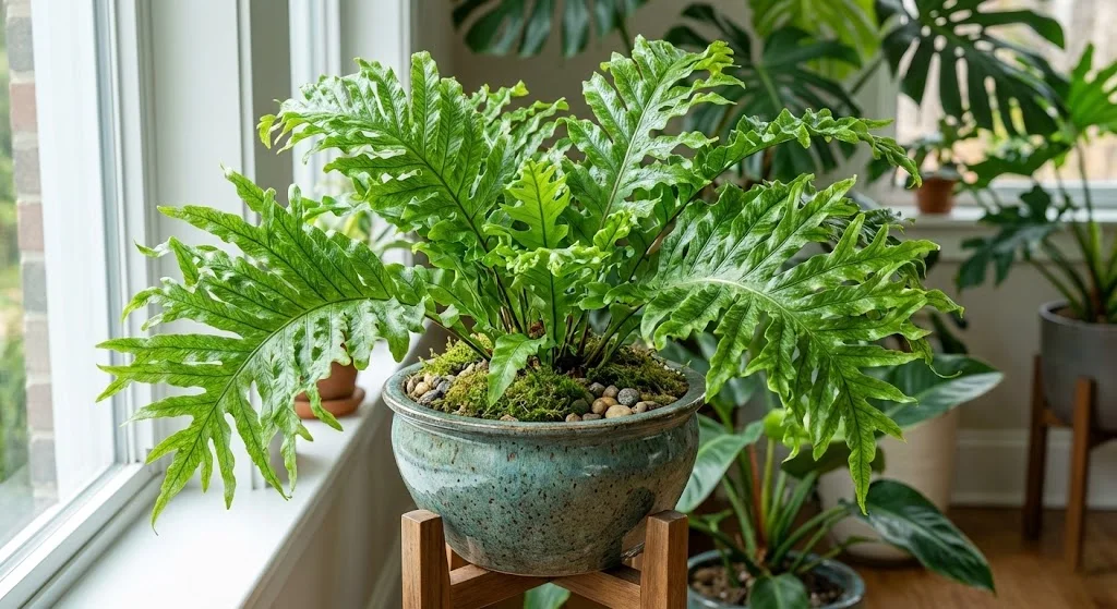 Crested Fern with wavy fronds