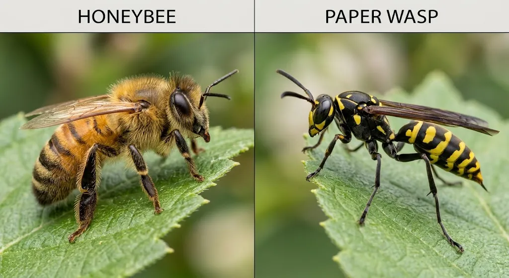 How to Get Rid of Wasps: Step-by-Step Control and Prevention Tips 1 Wasp vs Bee Identification