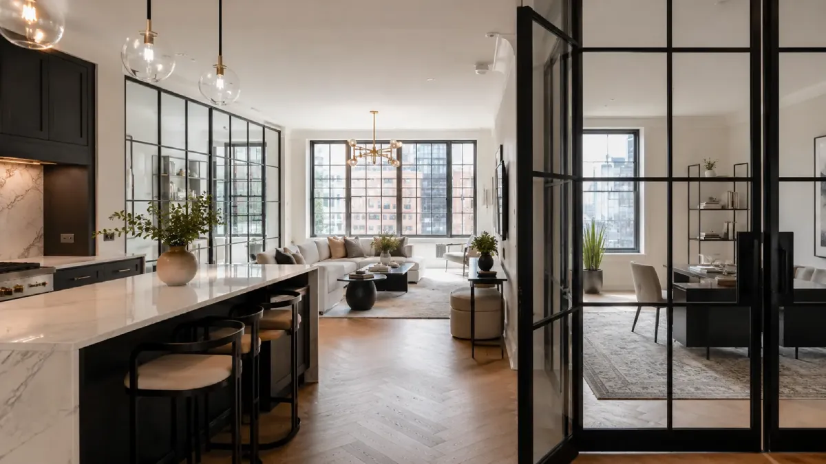 How Manhattan Apartment Owners Choose the Right Renovation Team 3 steel-framed-glass